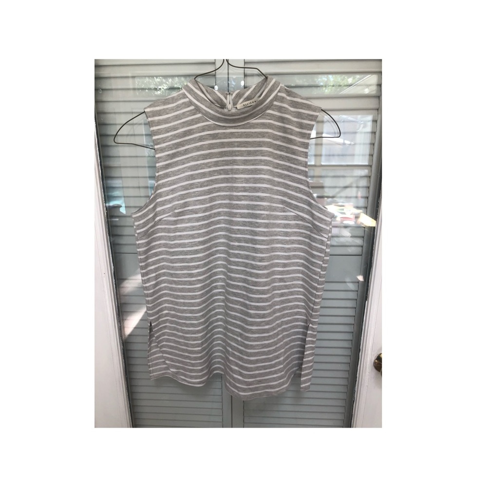Gray striped tunic!